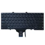Keyboard Dell Latitude 5400 US Black Without Frame Pointer & Click Button With Backlit