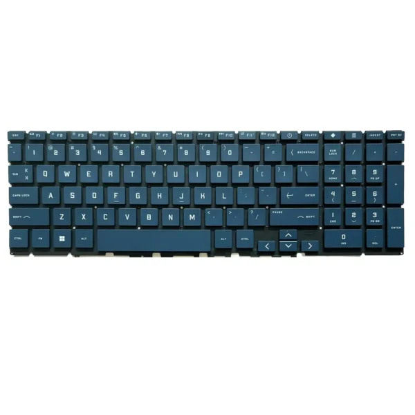 Keyboard HP Victus 15-FA US Royal Blue Without Frame & With Backlit