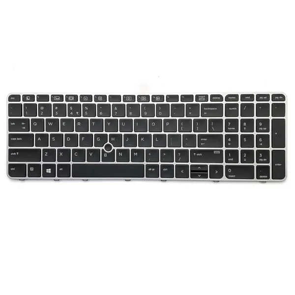 Keyboard HP EliteBook 850 G4 US Black Frame With Pointer