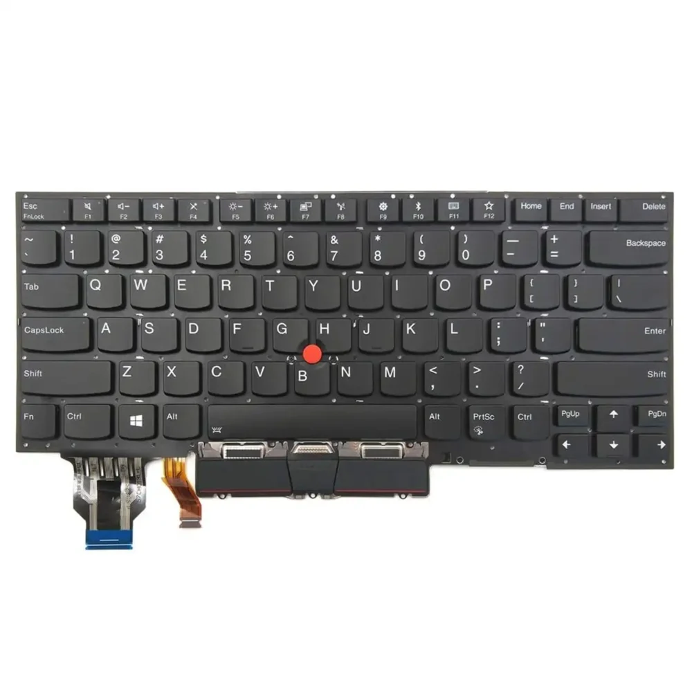 Keyboard Lenovo ThinkPad X1 Carbon 7th Gen US Black Without Frame With Pointer & Backlit