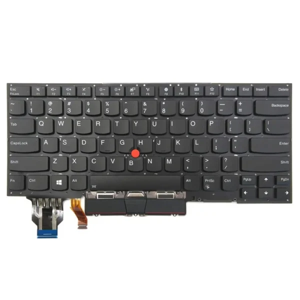 Keyboard Lenovo ThinkPad X1 Carbon 7th Gen US Black Without Frame With Pointer & Backlit