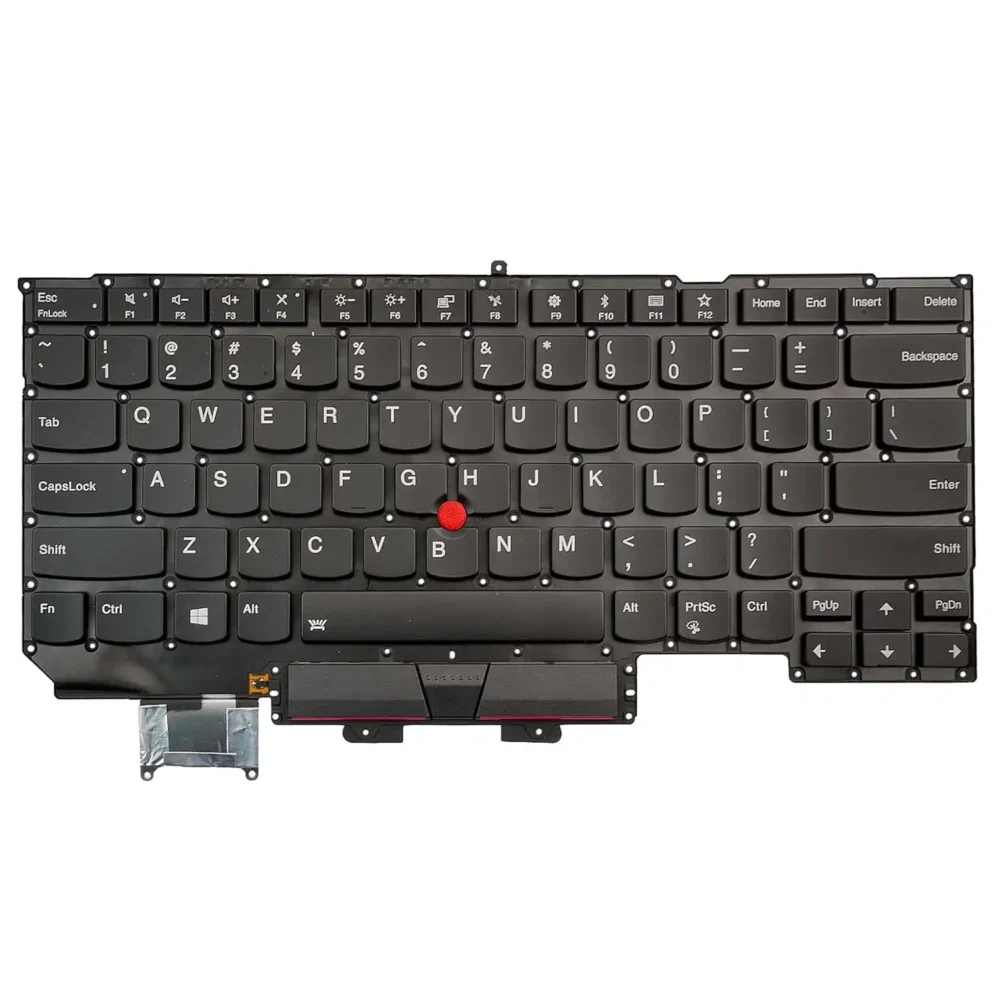 Keyboard Lenovo ThinkPad X1 Carbon 5th Gen US Black Without Frame With Pointer & Backlit