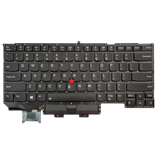 Keyboard Lenovo ThinkPad X1 Carbon 5th Gen US Black Without Frame With Pointer & Backlit