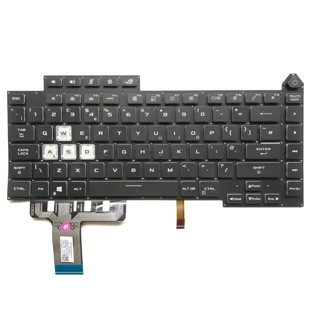 Keyboard ASUS ROG Strix G513RC US Black Without Frame & With Backlit