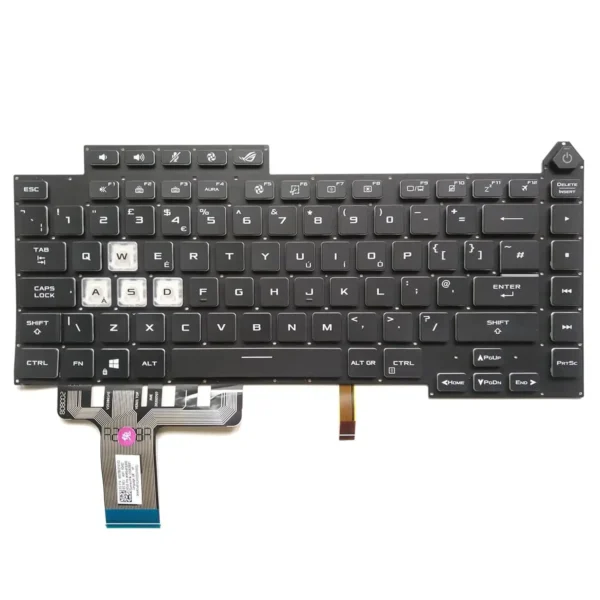 Keyboard ASUS ROG Strix G513RC US Black Without Frame & With Backlit