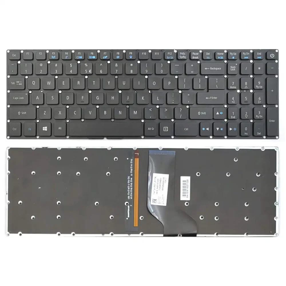 Keyboard Acer VN7-791 US Black Without Frame & With Backlit - Image 3