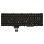 Keyboard Dell Latitude 5500 US Black Without Frame & Backlit
