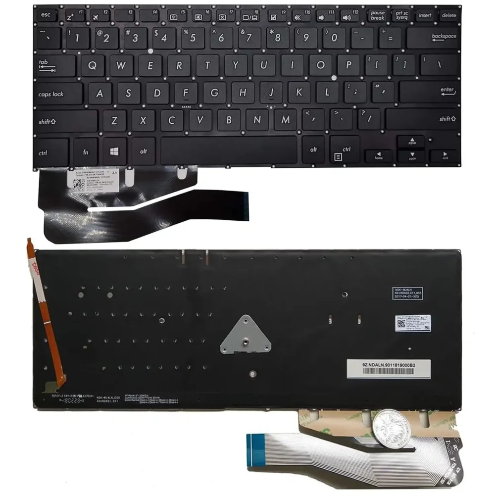 Keyboard ASUS VivoBook TP410U US Black Without Frame & With Backlit - Image 3