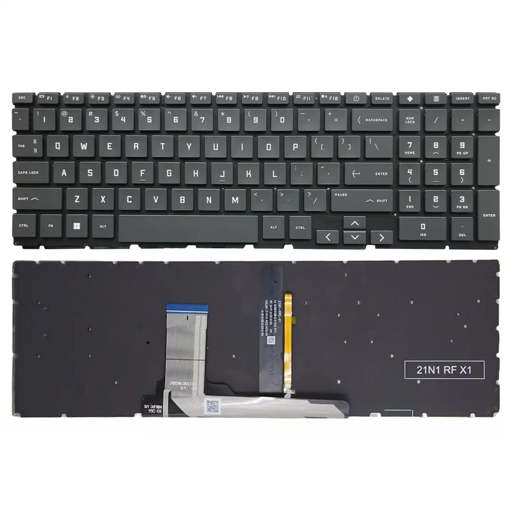 Keyboard HP Victus 15-FA US Gray Without Frame & With Backlit - Image 3