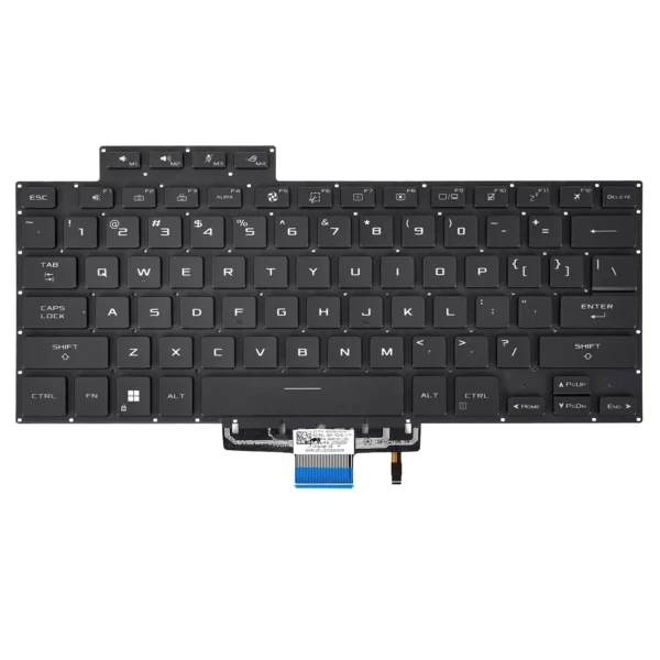 Keyboard ASUS Rog Zephyrus GA503 US Black Without Frame & With Backlit