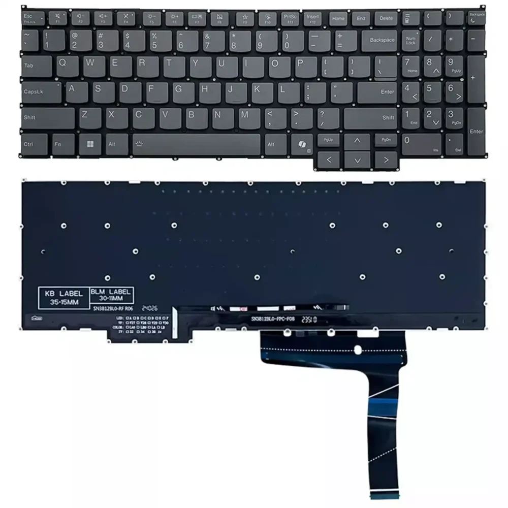 Keyboard Lenovo ThinkBook 16 G7 ARP US Gray Without Frame & With Backlit - Image 3