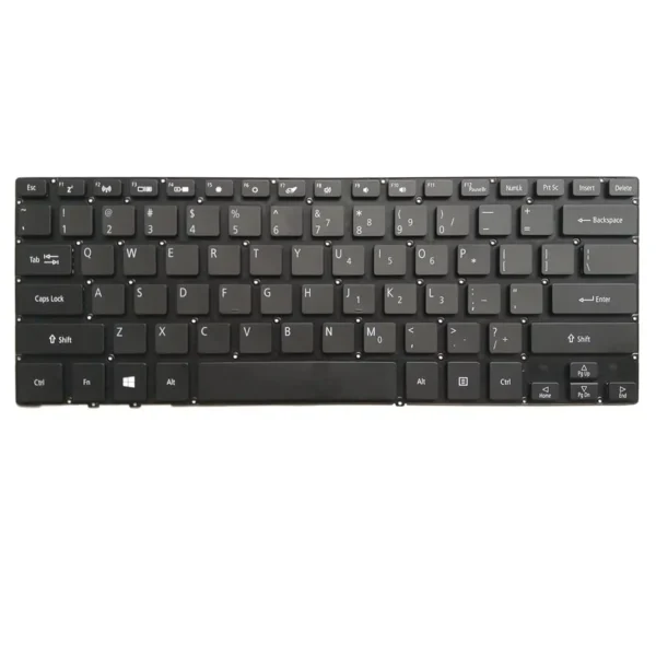 Keyboard Acer Spin 7 SP714-51 US Black Without Frame Power Switch & Backlit