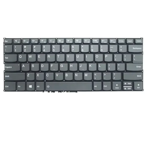 Keyboard Lenovo IdeaPad 530-14IKB US Gray Without Frame & With Backlit
