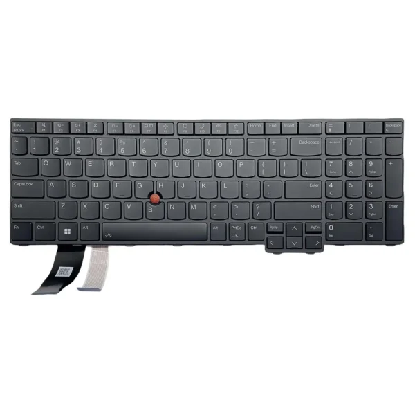 Keyboard Lenovo ThinkPad T16 Gen1 US Black Frame With Pointer & Backlit