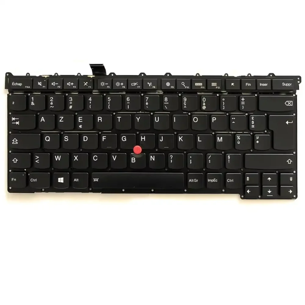 Keyboard Lenovo ThinkPad X1 Carbon 3rd Gen UK Black Without Frame With Pointer & Backlit
