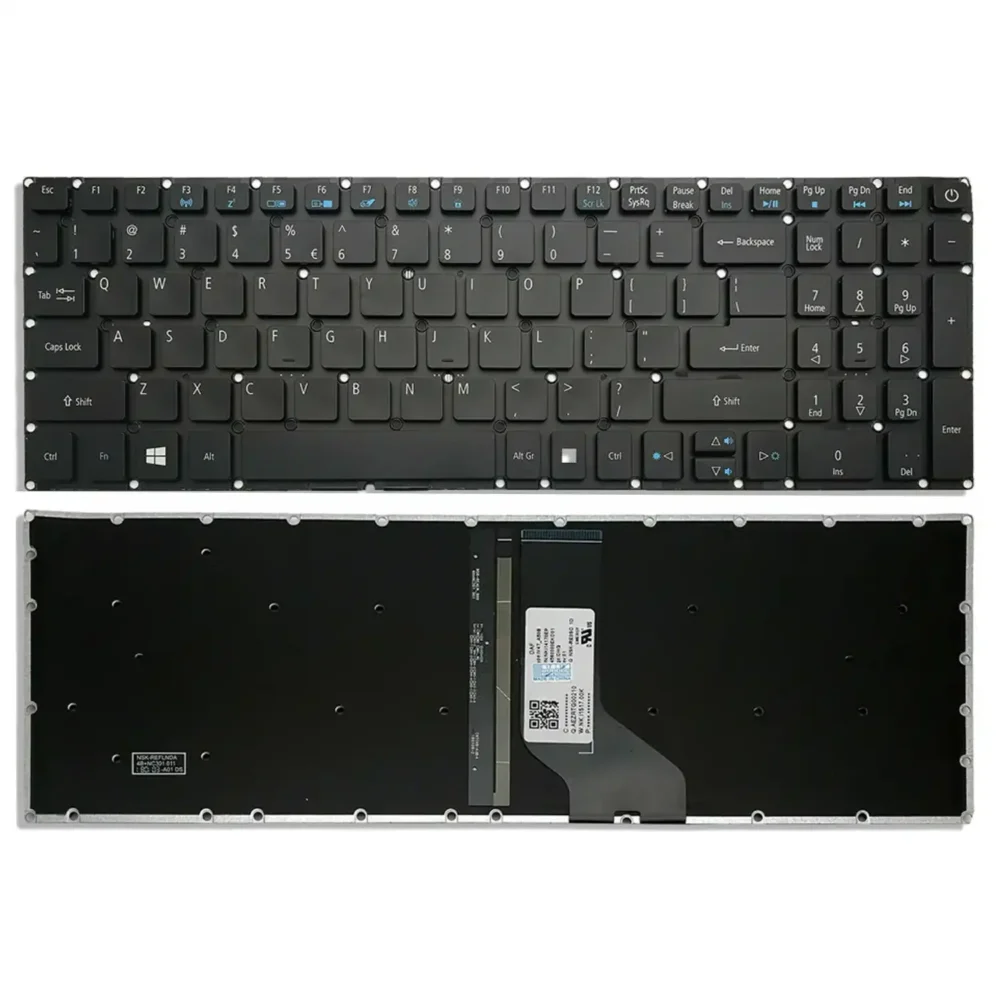 Keyboard Acer Nitro V15 ANV15-51 US Black Without Frame & With Backlit - Image 3