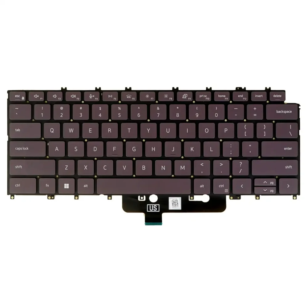 Keyboard Dell XPS 13 9315 US Black Without Frame & With Backlit