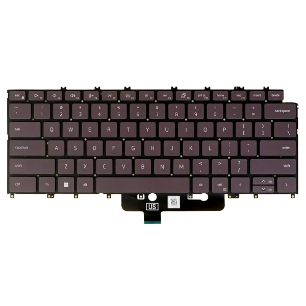 Keyboard Dell XPS 13 9315 US Black Without Frame & With Backlit