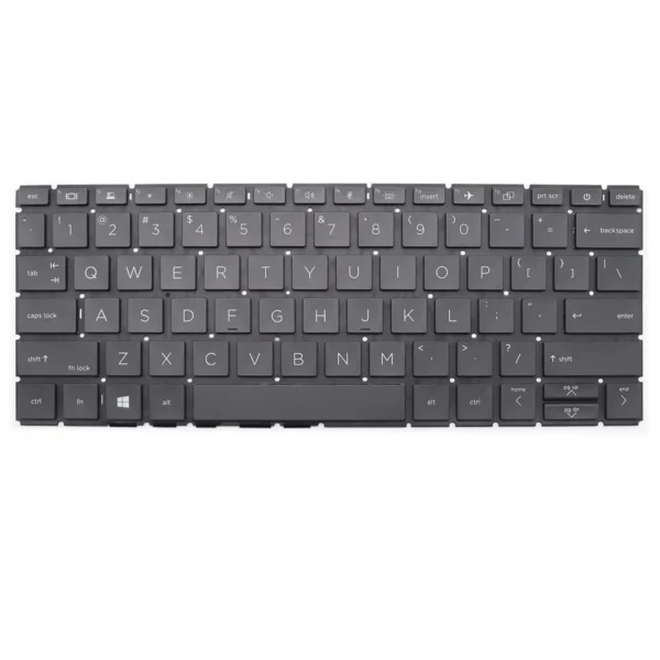 Keyboard HP ProBook 430 G8 US Black Without Frame & With Backlit