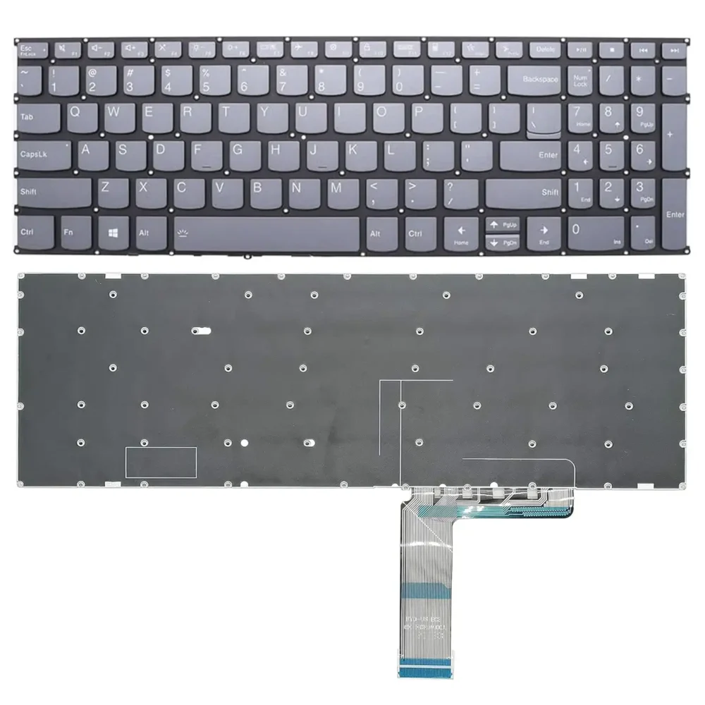 Keyboard Lenovo IdeaPad 5-15IIL05 US Gray Without Frame & Backlit - Image 3