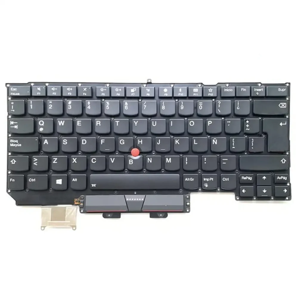 Keyboard Lenovo ThinkPad X1 Carbon 5th Gen UK Black Without Frame & With Pointer & Backlit