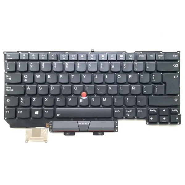 Keyboard Lenovo ThinkPad X1 Carbon 5th Gen UK Black Without Frame & With Pointer & Backlit