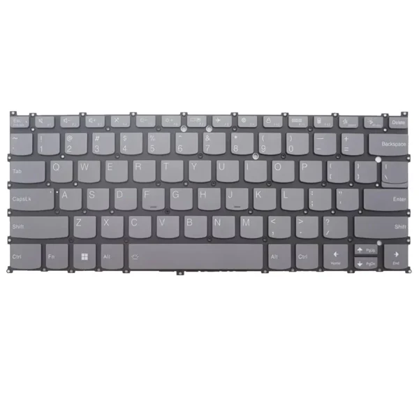 Keyboard Lenovo Yoga 7 14IRL8 US Gray Without Frame & With Backlit