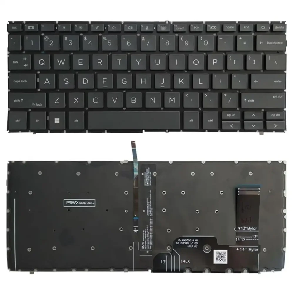 Keyboard HP EliteBook 840 G9 US Black Without Frame & With Backlit - Image 3