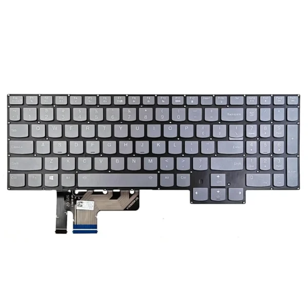 Keyboard Lenovo Legion 7 16ACHg6 US Gray Without Frame & With Backlit