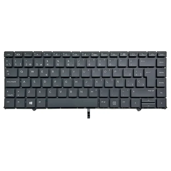 Keyboard HP Zbook Studio G5 UK Black Without Frame With Backlit
