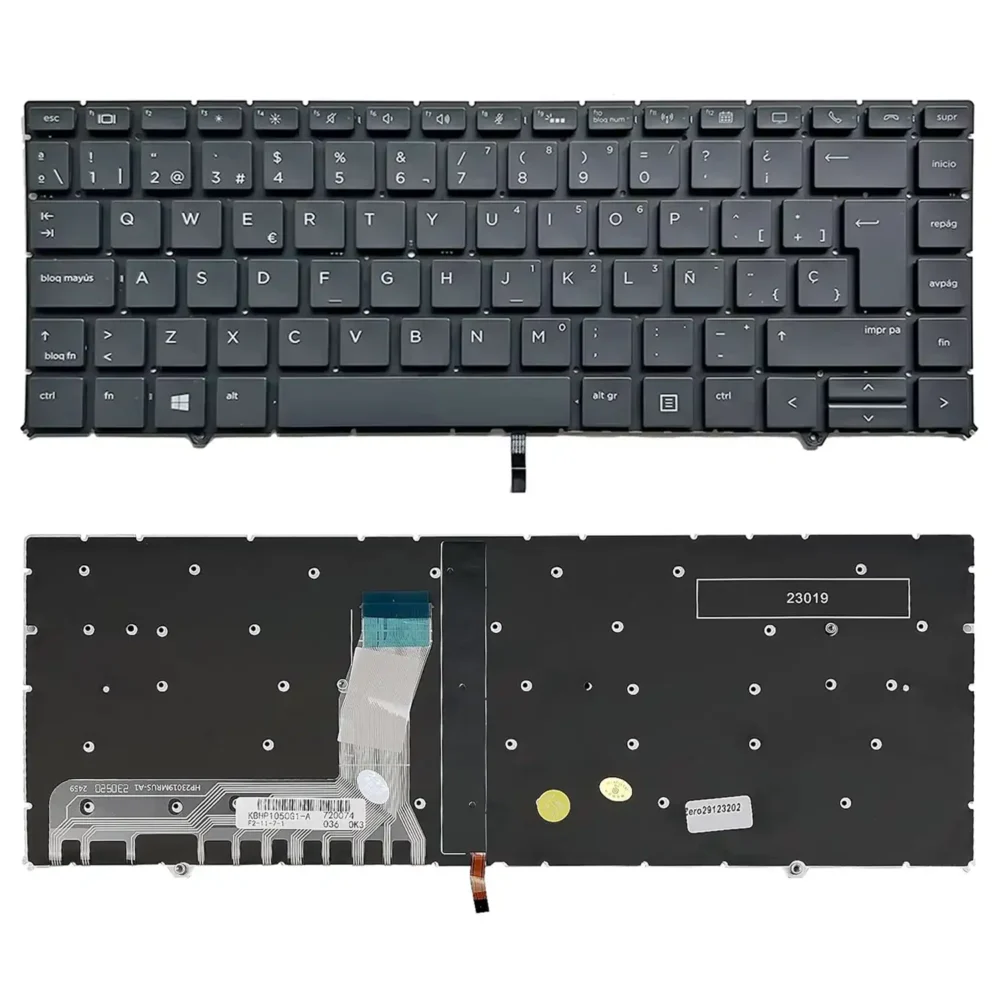 Keyboard HP Zbook Studio G5 UK Black Without Frame With Backlit - Image 3
