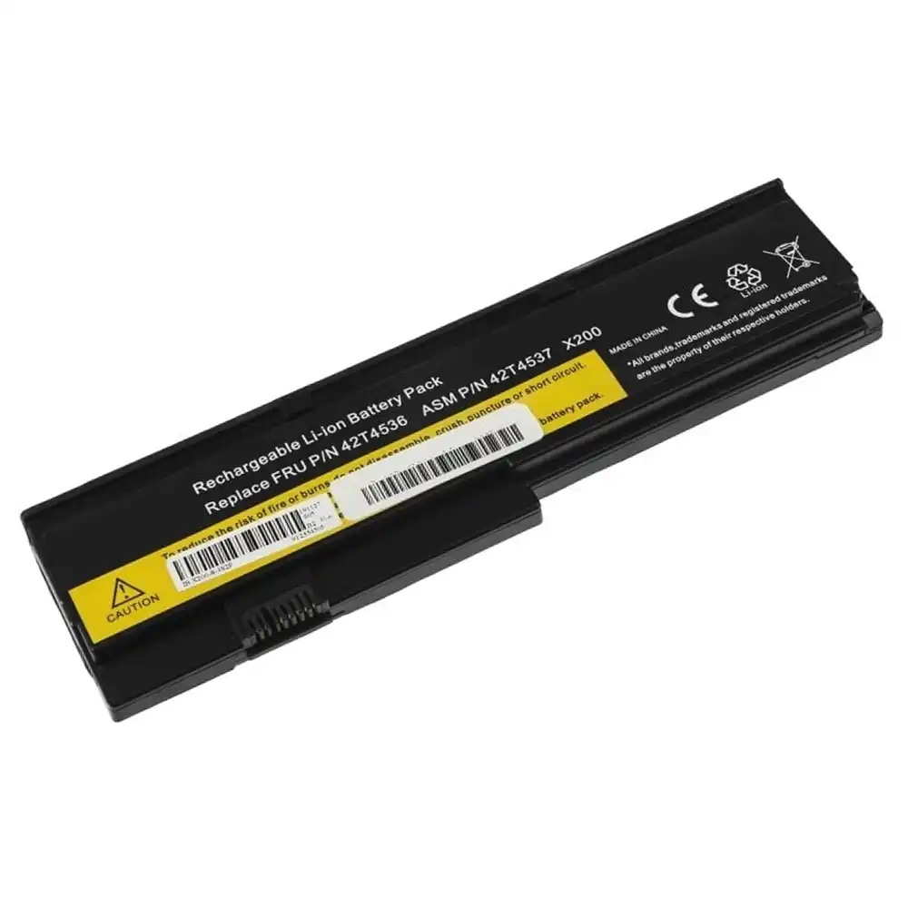 Original Battery Lenovo ThinkPad X200 4400mAh (42T4537)