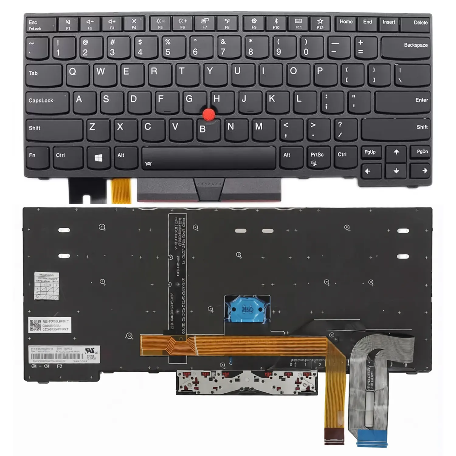 Keyboard Lenovo ThinkPad T480s US Black Frame With Pointer / Backlit - Image 3