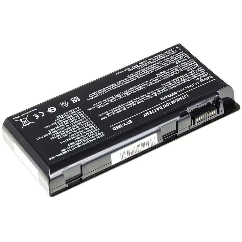 Battery MSI OEM GT780DX-263US 9-Cell 6600mAh (BTY-M6D)