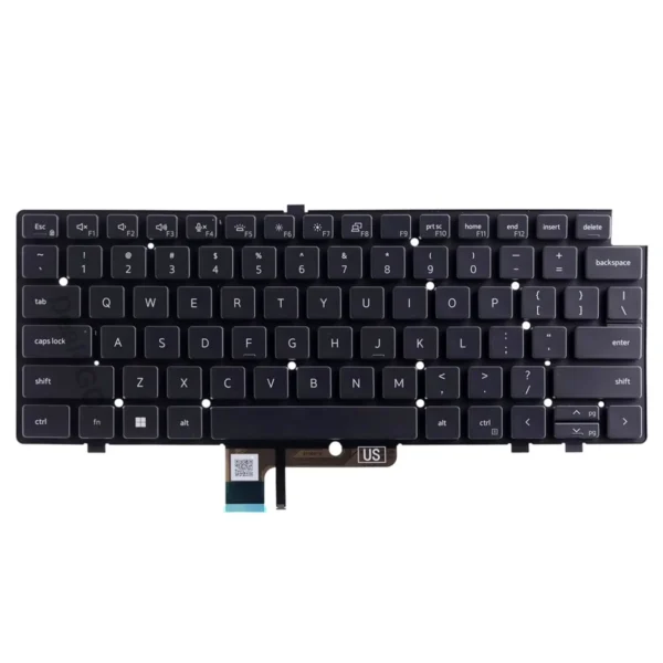 dell latitude E7340 us black backlit keyboard