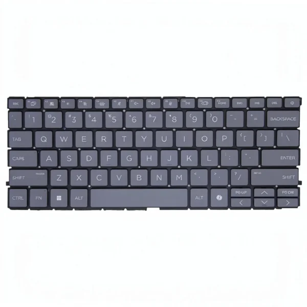 hp elitebook 640 g11 backlit gray keyboard front side