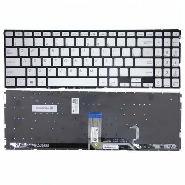 asus vivobook s532f us backlit silver keyboard