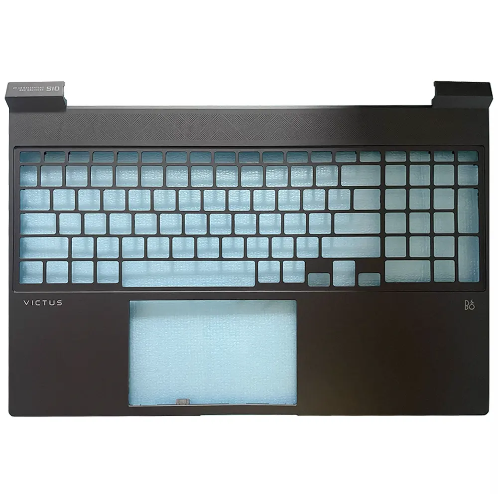 hp victus 15-fa gray c cover with touchpad & without keyboard front side